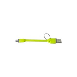 Celly Cable Tipo C 12cm Antinudos Verde